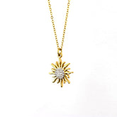Radiant Sunburst Pendant