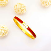 Classic Enamel “H” Bangles