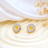GG Crystal Halo Stud Earrings