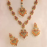 Regal Multicolor Kundan Necklace Set