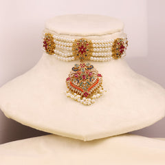 Elara Pearl Choker Set