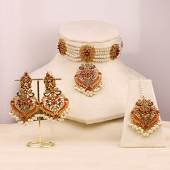 Elara Pearl Choker Set