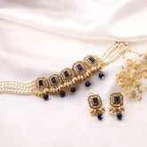 Eternal Aura Pearl & Stone Choker Set