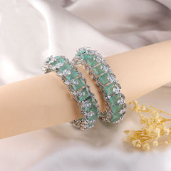 Noir Grace Crystal Bangles