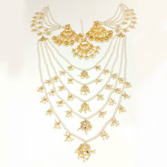 Afsheen Grand Multi-Layer Pearl Mala Set
