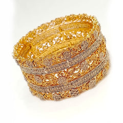 Mehr Goldwork Statement Bangle