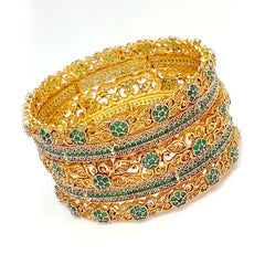 Mehr Goldwork Statement Bangle