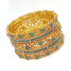 Mehr Goldwork Statement Bangle