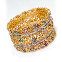 Mehr Goldwork Statement Bangle