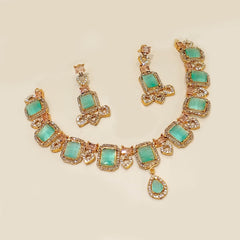 Luxury AD Stone Necklace Set