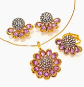 Aurevia Petal Frame Jewelry Set