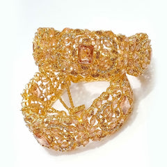 Zavira Radiant Stone Bridal Bangle