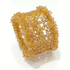 Zarafshan Pearl Filigree Royale Bangle