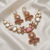 Lunara Blossom Pearl Necklace Set