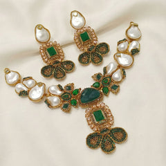 Lunara Blossom Pearl Necklace Set