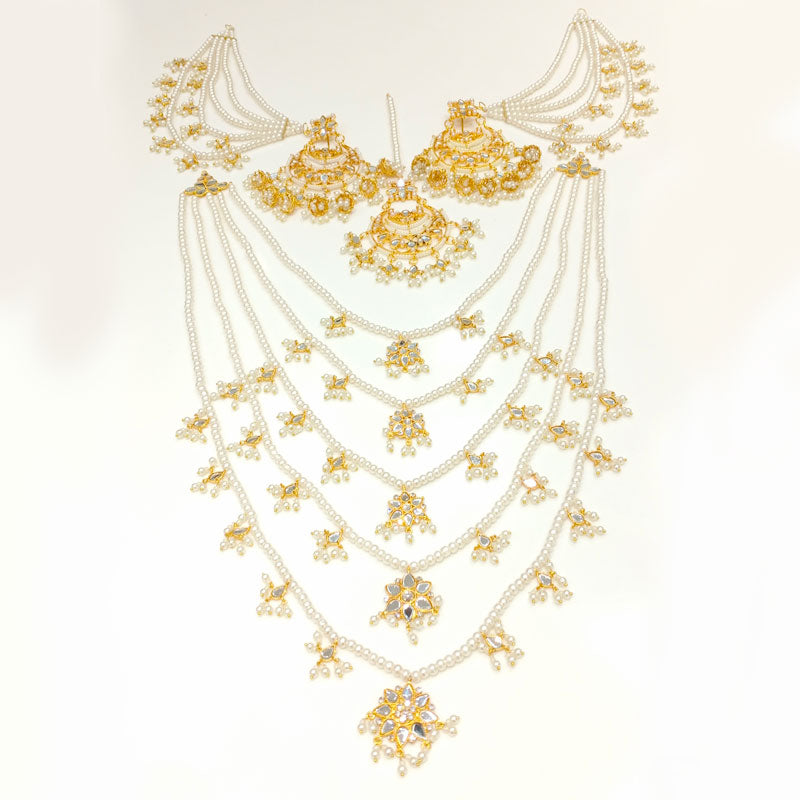 Afsheen Grand Multi-Layer Pearl Mala Set