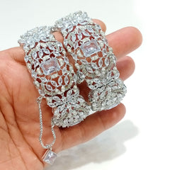 Zavira Radiant Stone Bridal Bangle
