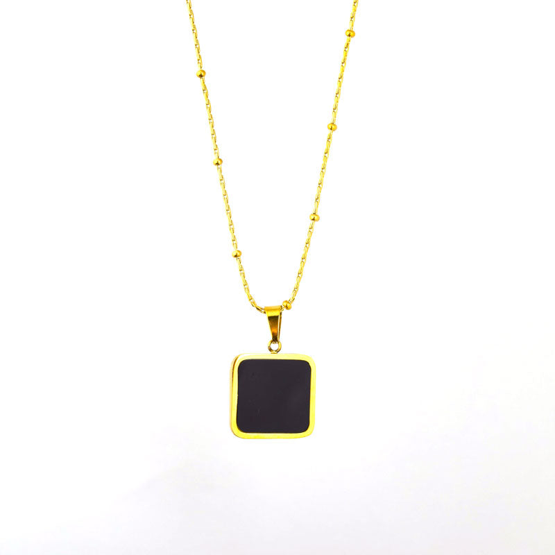 Luna Frost Pendant Necklace